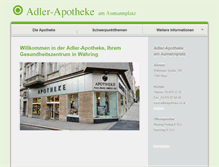 Tablet Screenshot of adlerapotheke.co.at