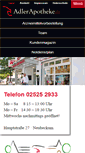 Mobile Screenshot of adlerapotheke.de