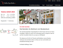 Tablet Screenshot of adlerapotheke.de